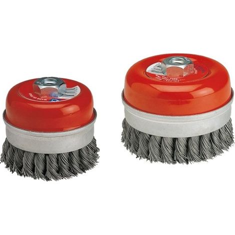 KIVEC ITTU85 - braided tasse brosse diamètre 85 arbre M14 tresse 22