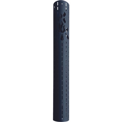 Elemento ajustable - acero 0.8 tapa de tubo antiquemaduras - l 1000 tapa de tubo antiquemaduras elemento ajustable para d.80 y d
