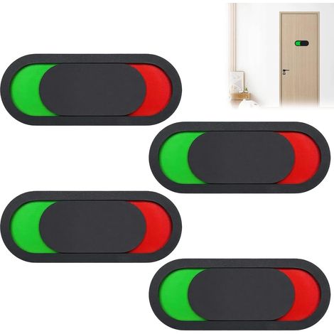 Set di 4 cartelli di protezione della privacy in acrilico, 10 x 4 cm. (1/5)