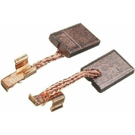 Balais De Charbon - 13 X 10 X 3 Mm - Pour Perceuses Visseuses Makita Modèles DDF452 DTD146 DHP456 BDF452 - 1 Paire (1/5)