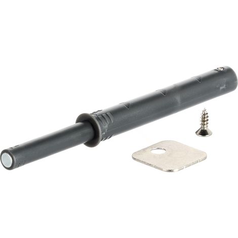 Türstopper mit Magnet, anthrazitfarben, zum Aufstecken, versenkt, zum Öffnen durch Drücken, Riex NK55 (1/3)