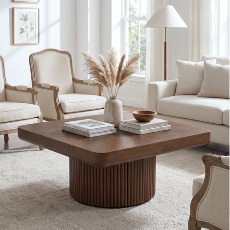 Ensemble meuble TV et table basse 2 pièces 200x40x35 cm noir MDF et panneaux de particules - CHICFURN (1/5)
