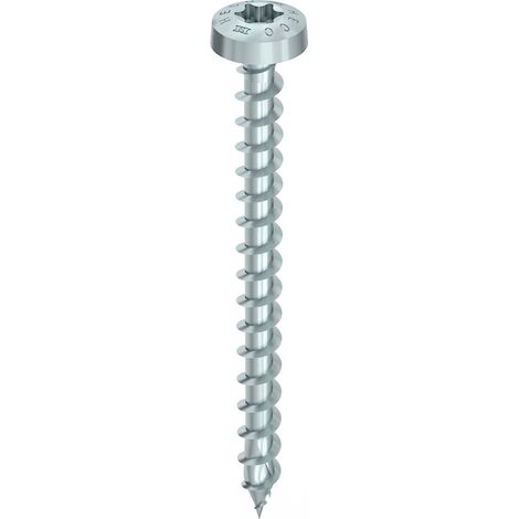 HECO-Topix-Plus-Schraube - Ø5x16mm - Runder Kopf - Variables Gesamtgewinde - T20 - Packung mit 500 Stück - 60799