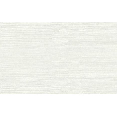 BRICOFLOR Papier Peint blanc uni Papier Peint monochrome blanc pour couloir, chambre & plus Tapisserie intissée pour salon design (1/5)