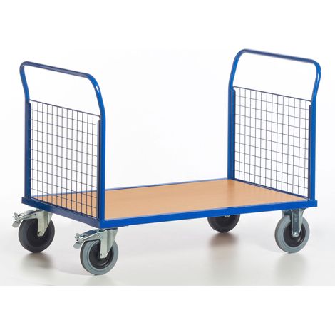 Rollcart Gitter-Doppelstirnwandwagen 1200x700mm mit 600kg Tragkraft