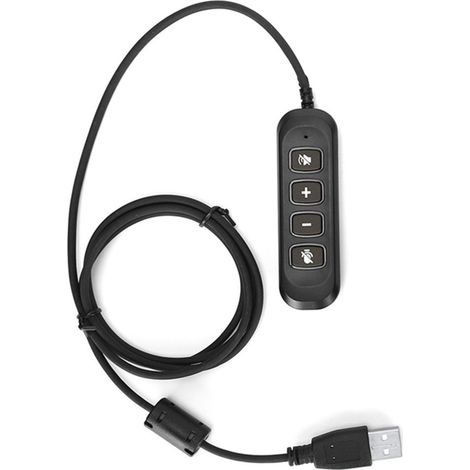 L'adaptateur H901 convient aux casques d'écoute 3,5 mm femelle vers USB mâle, aux casques de centres d'appels, aux microphones et aux adaptateurs de contrôle audio. (1/5)