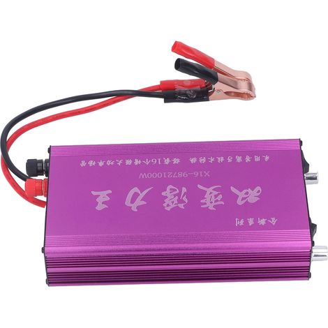Convertisseur de puissance à noyau en cuivre et plaque en alliage d'aluminium, convertisseur élévateur de batterie haute puissance 12 V CC (1/5)