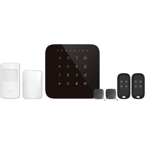 Alarme maison wifi et gsm 4G sans fil connectée Casa Noire - kit 1 (1/5)