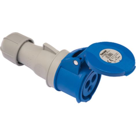 Prise portable 16A triphasée 230V bleue IP44 TOP SpeedPRO 23200\P01