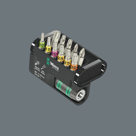 Wera Bit-Sortiment, Bit-Check 12 Wood TX HF 1 SB, 12-teilig, 05073641001 (1/5)