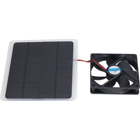 10W 12V USB-Solarventilator für Gewächshäuser im Freien, tragbares 800mA-Solarpanel (ohne Akku) (1/5)