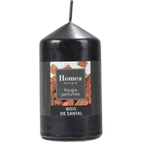 Bougie Pilier "Essentiel II" 11cm Bois de Santal (1/3)