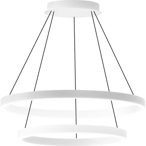 Plafonnier led gea luce criseide s2g b 4 000 lumens, suspension en aluminium, design moderne