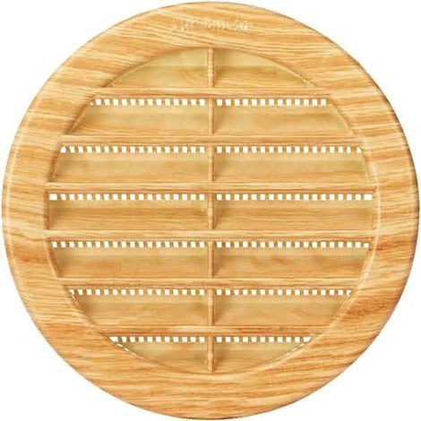 Griglia Cubicata Tonda Ø100 - Colore: Faggio - Articolo: 9522-004-141