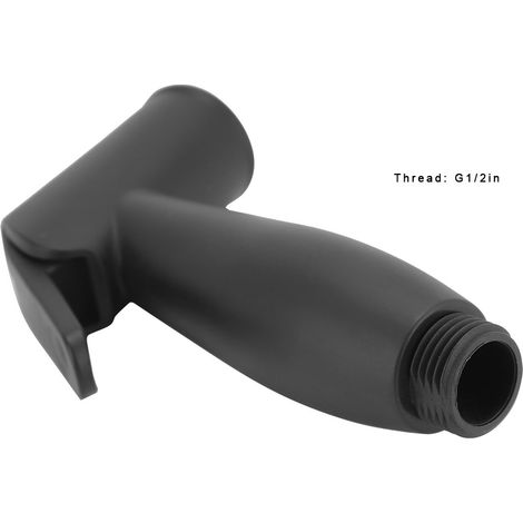 Douchette de Toilette ABS Portable Noire Mat pour Salle de Bain (1/5)