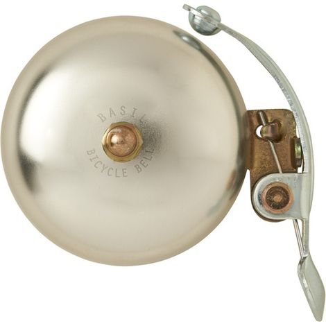 Campanello meccanico Basil Portland 55mm Argento lucido (1/2)