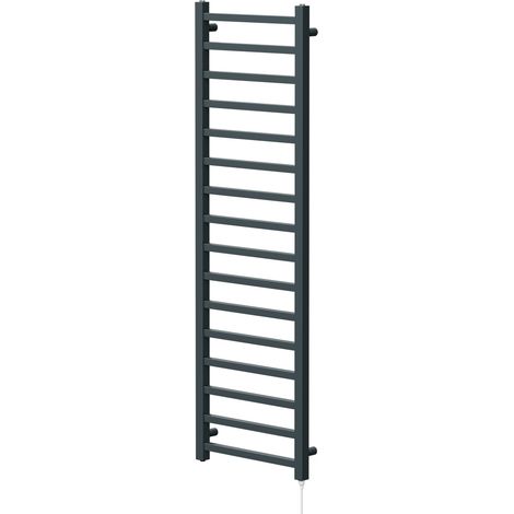 Blaine Anthracite 1600mm x 500mm Straight Electric Heated Towel Rail (1/5)