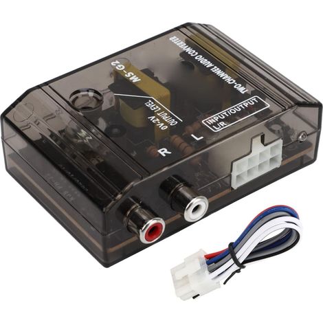 AudioControl LC2i Convertisseur de Sortie Ligne 2 Canaux avec Contrôle AccuBASS et Caisson de Basses, Haute Puissance, Excellentes Performances, ABS Durable, Conception Universelle (1/5)