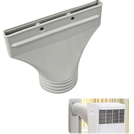 Tuyau de Climatisation - Adaptateur de Fenêtre Pour Tuyau D'Évacuation de Climatiseur. 13/15cm Tuyau D'Échappement de Climatiseurs Portable Embout Climatiseur Mobile. Facile À Installer (1/5)