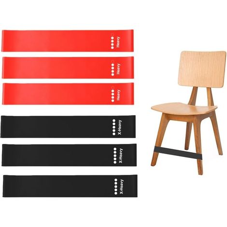 Lot de 6 bandes de chaise extensibles pour enfants, bandes épaisses et flexibles pour enfants souffrant de TDAH et d'autisme sensoriel (1/5)