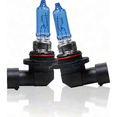 2 Ampoules HB3/9005 Halogène Feux de Route 12V 100W, Lampe de Brouillard P20D, Blanc Éclatant, Compatible Voitures et Motos (1/4)