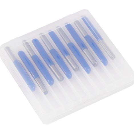 10pcs 3.175mm Cemented Carbide Engraving CNC Bit Router Carving Tool 10 Degree