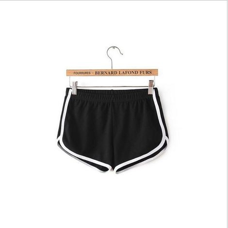 Short de sport femme, pantalon pyjama court décontracté, short de nuit sexy, yoga short élégant en coton, taille S-XXL, tenue de détente légère. (1/3)