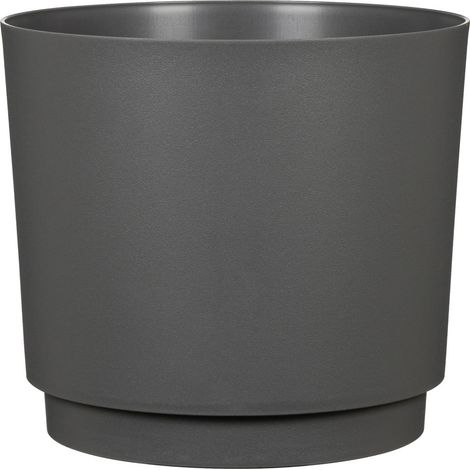 Scheurich Blumentopf Kunststoff Ø 24,8 x 22,2 cm nero