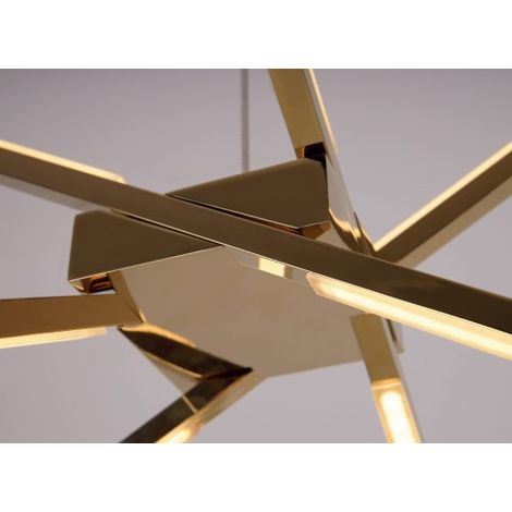 Lampada a sospensione Spider oro moderna LED 33W Maxlight