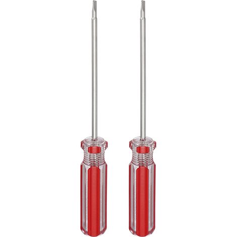 2PCS Tournevis Cruciforme Forme spéciale Triangle 2.0 x 75mm (1/5)