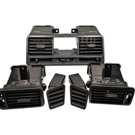 Grille de ventilation tableau de bord complète pour Mitsubishi Pajero V31 V32 V33 Bouches d’aération climatisation intérieur plastique ABS,Ensemble complet évents avant remplacement origine voiture t (1/5)