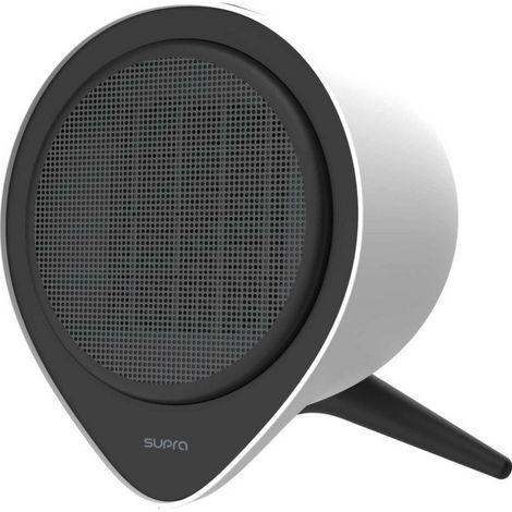 Soufflant Céramique Mobile -1500 W-2 Allures-thermostat électonique-minuterie 15h-blanc/noir - Supra (1/4)