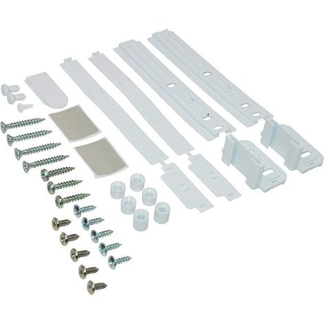 KIT FIJACIÓN PUERTA INTEGRADA + SISTEMA CORREDERO PARA FRIGORÍFICO WHIRLPOOL