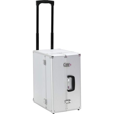 Teenpull – Pilotenkoffer 47 x 39 x 27 cm Silbern Aluminium (1/5)