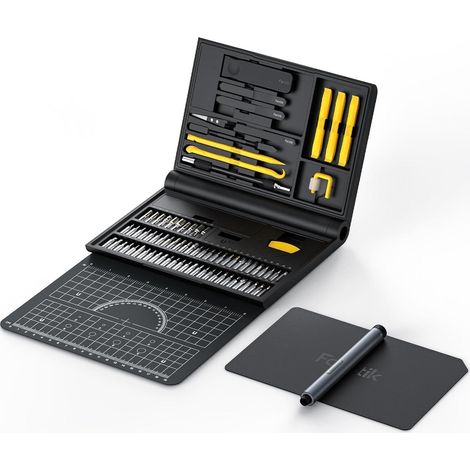 Coffret d'outils de précision électrique 64 embouts + 12 outils pour réparation électronique (1/5)