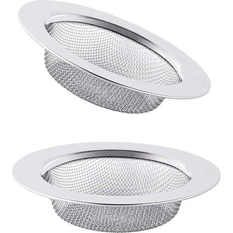 2 Pièces,Bouchon Evier Cuisine,Filtre Evier,Bonde Evier Cuisine,Filtre Evier Cuisine,Passoire Evier Cuisine,Grille Evier Cuisine,Bouchon Evier,Bonde Evier,Acier Inoxydable,7.8cm (1/4)