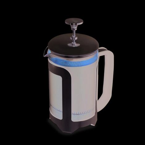 La Cafetière Roma - Cafetera de acero inoxidable, seis tazas, color plateado, en caja de regalo