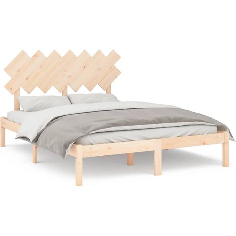 Maison Exclusive - Massivholzbett 150x200 cm