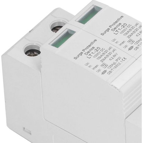 DC 10-20kA Überspannungsableiter, flammhemmendes PC-Gehäuse, 2P Schutzgerät für 1000V Industrie. (1/5)