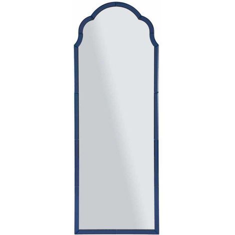 TANGIER BLUE WALL MIRROR CM 55X2X150 (  INSIDE MIRROR SIZE CM 49X144) (1/4)