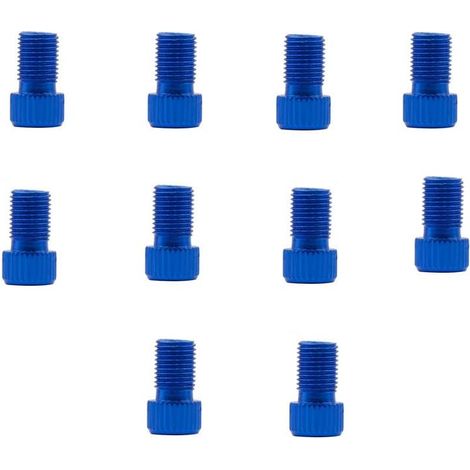 Ahlsen Punta de inflado, tapa de válvula, válvula de bomba de bicicleta, adaptador de válvula de neumático de bicicleta, válvula de bomba de bicicleta, adaptador de bomba de fútbol (1/5)