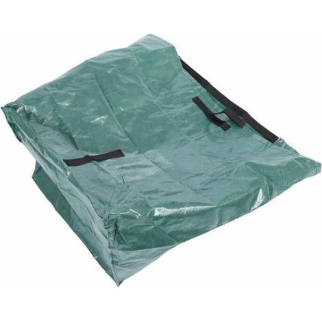 royaluxe - 4 pièces sacs poubelles verts réutilisables, sacs de paille Extérieur (1/4)
