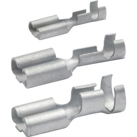 Klauke 18251A Cosse clip Largeur d'accouplement: 2.80 mm Épaisseur de contact: 0.80 mm 180 ° non iso