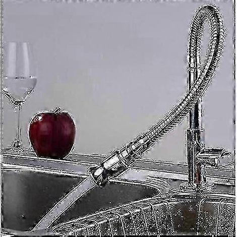 Robinet d'évier de cuisine extérieure avec col flexible à 360° pour buanderie, bar et jardin (1/3)