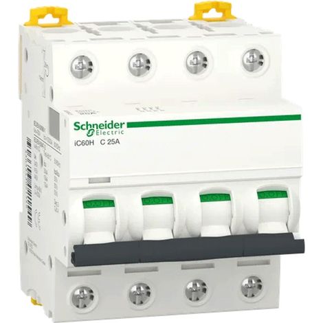 Interruptor automático magnetotérmico iC60H 4P 25A curva-C