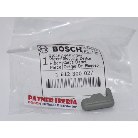 Pièce de rechange d’origine BOSCH 1612300027  Dispositif d’arrêt pour les modèles GBH et GSH