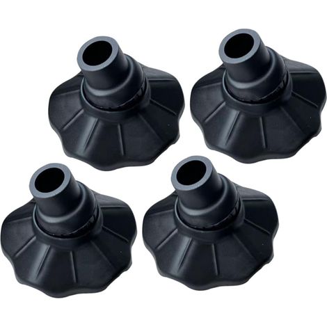 Lot de 4 protège-pieds de chaises de camping antidérapants, housses (1/5)