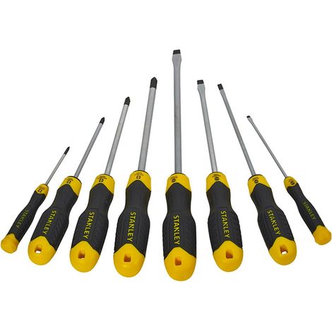 Tournevis transmodulaires Stanley à poignée rembourrée (8 pièces) (1/3)
