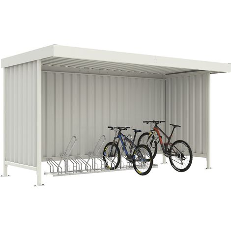 WSM, Abri pour matériel Leipzig avec supports cycles modèle 2300 (1/5)