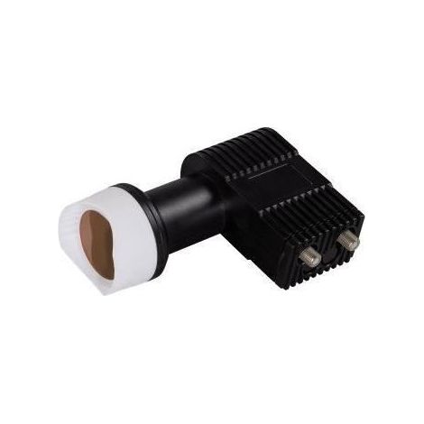 LNB universel twin - ANT4244 - Réception numérique - Connexion 2 récepteurs - Protection intempéries